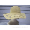 Sombreros flexibles para el sol ahuecados con trenza de papel fino